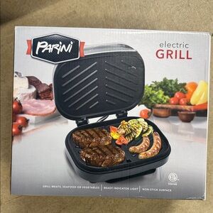 Parini Electric Grill in Black. NIB